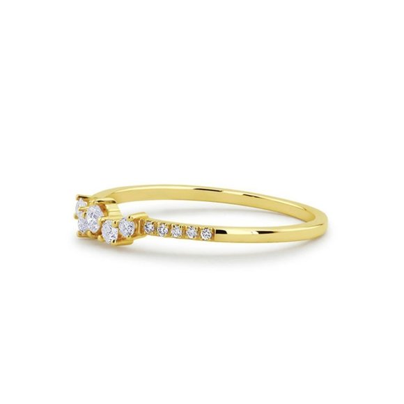 🎁 Minimalist Gold Plated Eternal Ring for Women, VIP162 - Picture 2 of 3
